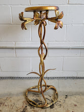 Load image into Gallery viewer, Vintage Italian Gilt Fancy Plant Stand

