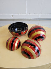 Load image into Gallery viewer, 1980s Deco Style Japanese Nesting Orb Boxes
