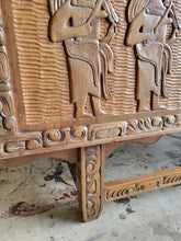Load image into Gallery viewer, MCM Carved Mayan Revival Desk
