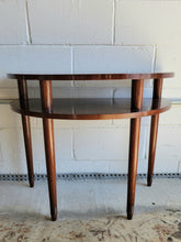 Load image into Gallery viewer, Mid Century Demilune Console Table
