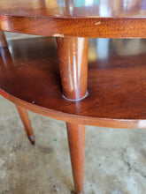 Load image into Gallery viewer, Mid Century Demilune Console Table
