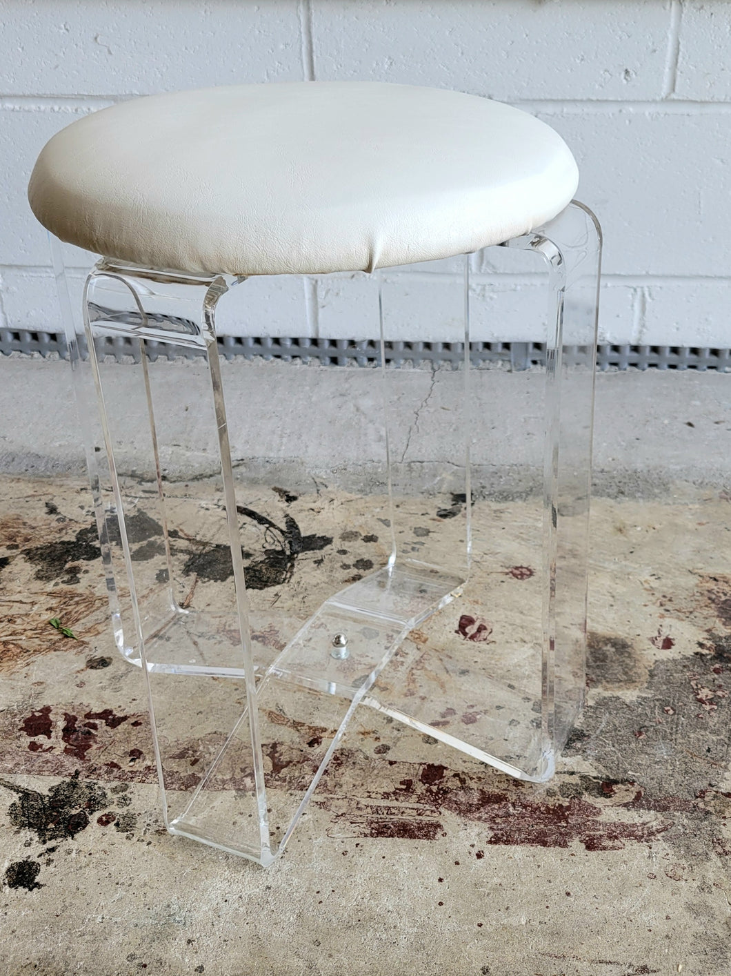 Lucite Stool