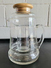 Load image into Gallery viewer, Vintage Glass Pitcher with Ice Well
