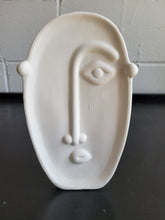 Load image into Gallery viewer, Tall Face Ceramic Vase
