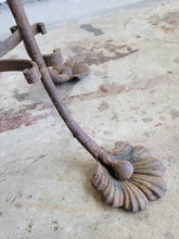 Load image into Gallery viewer, Marble Top Victorian Wrought Iron Table
