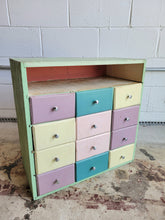 Load image into Gallery viewer, Homemade 12 Drawer Painted Chest
