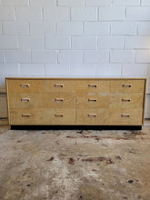 Load image into Gallery viewer, Henredon &quot;Scene Two&quot; Blonde Burl Chest of Drawers
