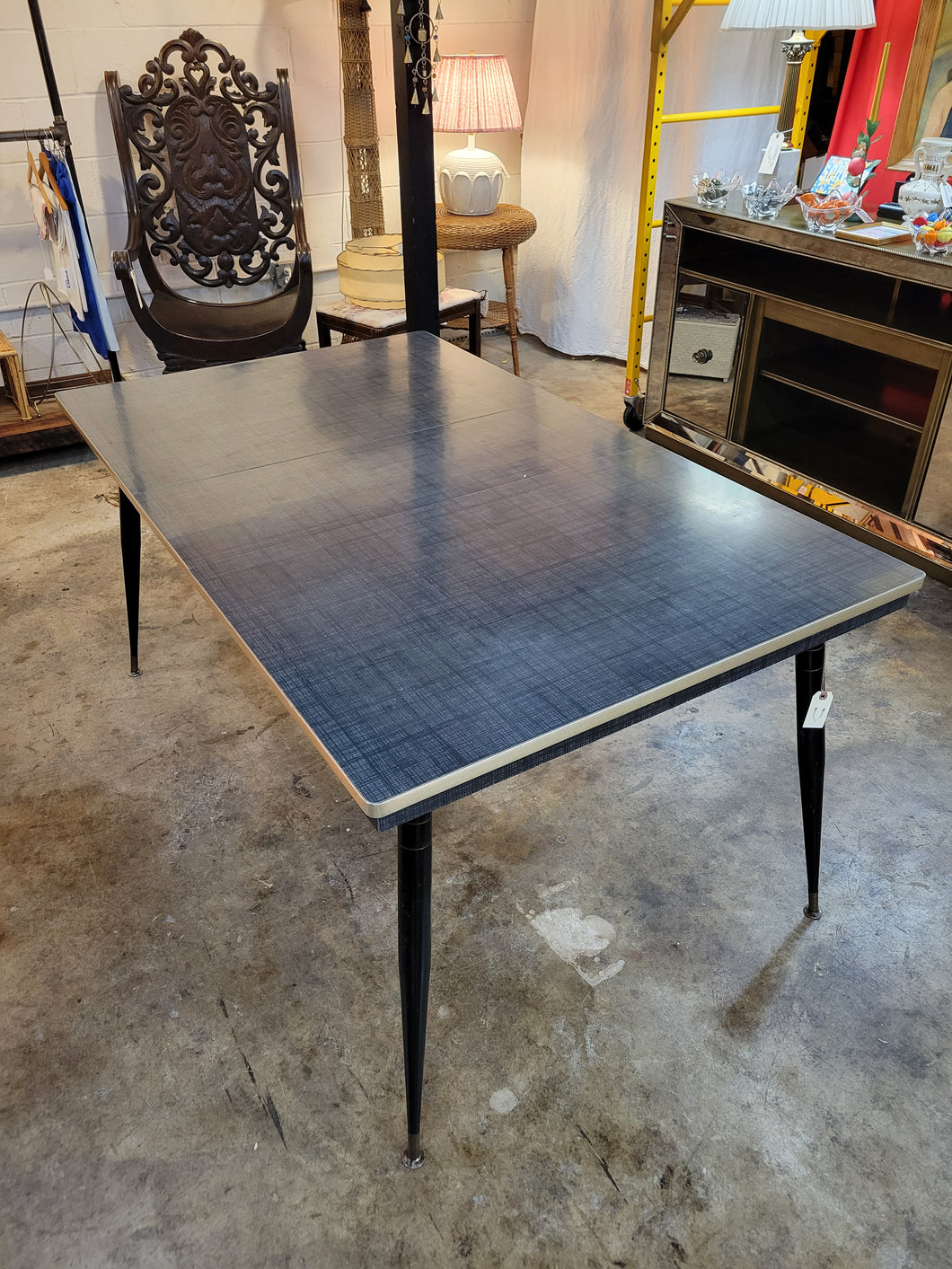 Mid Century 1950s Expandable Formica Table