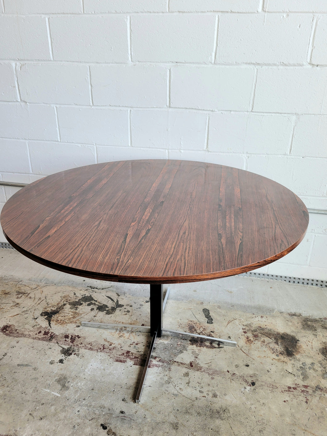 Mid Century Solid Teak Norwegian Games Table