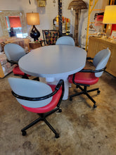 Load image into Gallery viewer, Laminate Conference/Dinning Table w/ 4 Rolling Chairs
