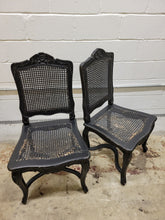 Load image into Gallery viewer, Pair of Shabby Chic Gothic Chairs
