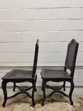 Load image into Gallery viewer, Pair of Shabby Chic Gothic Chairs
