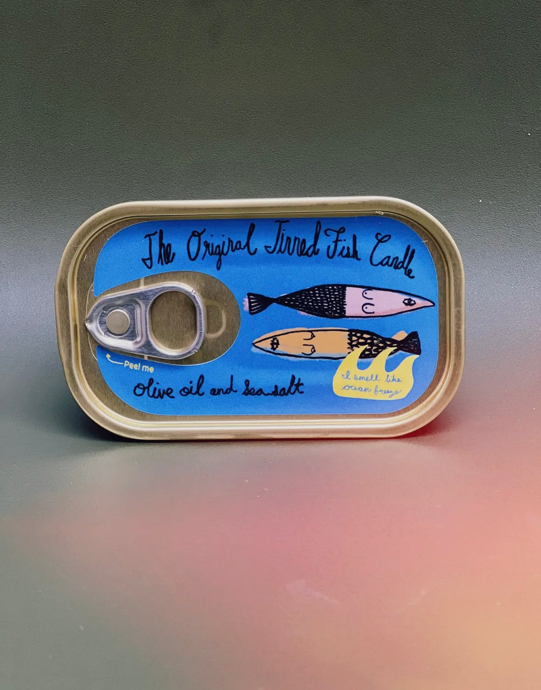 Tinned Fish Candle - Sardines in Olive Oil and Sea Salt