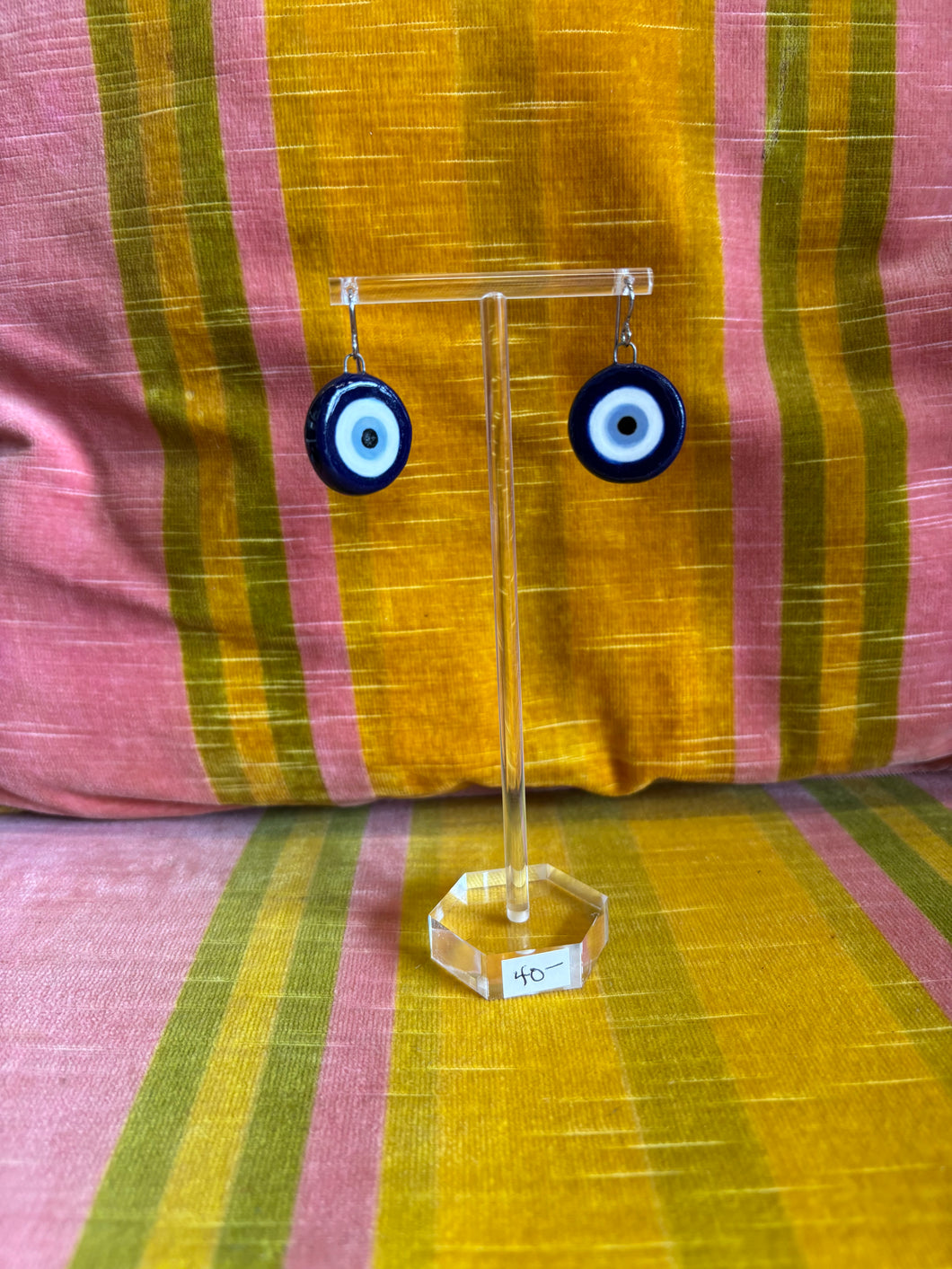 Evil Eye Earrings by Melike Carr