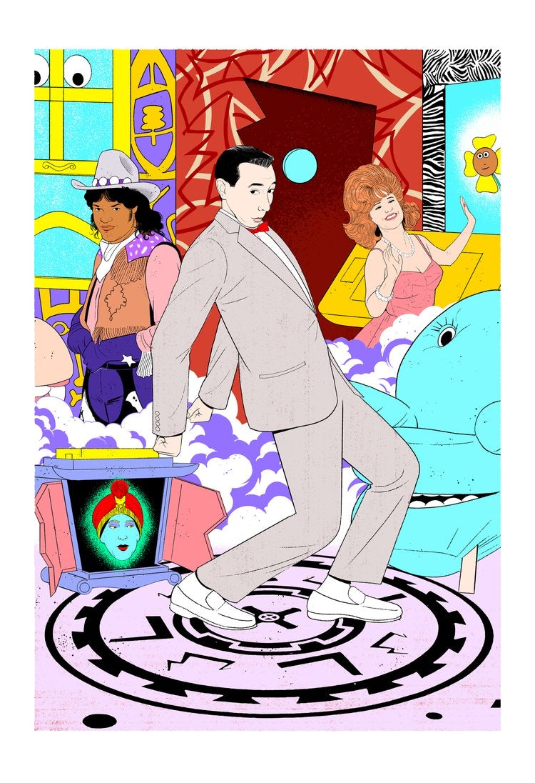 Pee-wee’s Playhouse Poster by Alex Fine