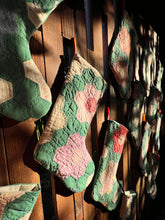 Load image into Gallery viewer, Stockings Made of Vintage Quilts
