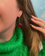 Load image into Gallery viewer, Pair of Cherry Earrings

