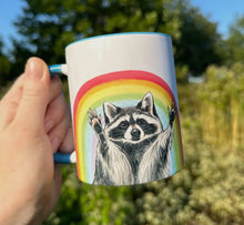 Load image into Gallery viewer, Rainbow Raccoon Mug
