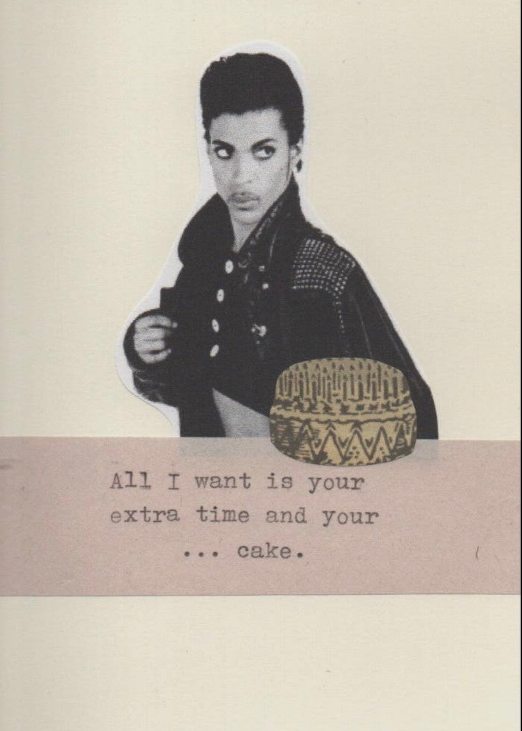 Prince Cake Card
