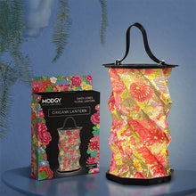 Load image into Gallery viewer, Owen Jones Floral Origami Lantern
