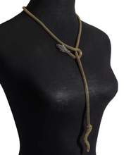Load image into Gallery viewer, Snake Rhinestone Statement Necklace
