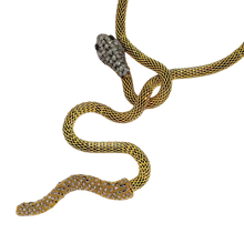 Load image into Gallery viewer, Snake Rhinestone Statement Necklace
