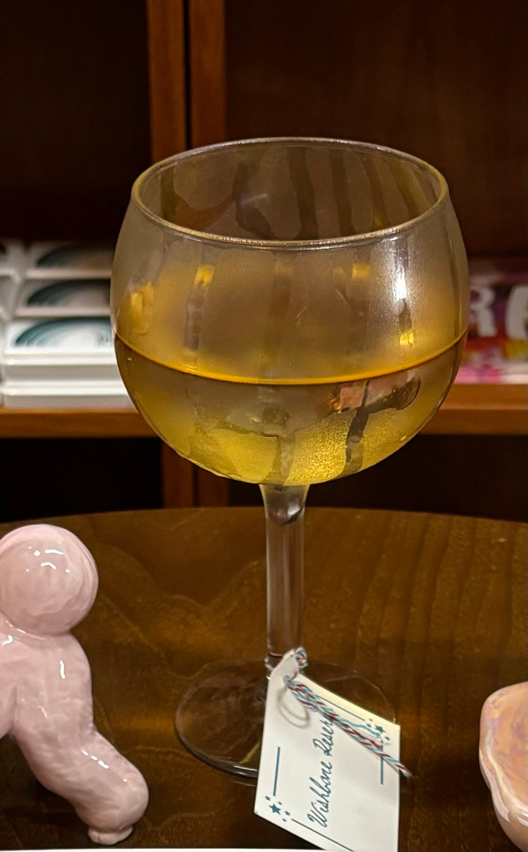 Fake Glass of Chardonnay