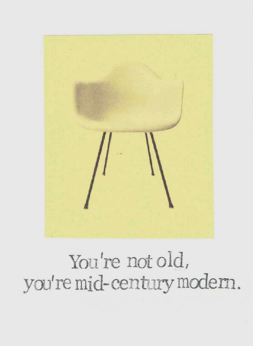 Mid-century Modern Birthday Card