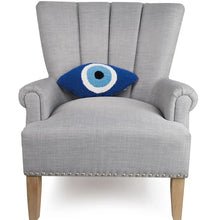 Load image into Gallery viewer, Evil Eye Hooked Pillow

