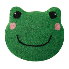 Load image into Gallery viewer, Frog Prince Hooked Pillow
