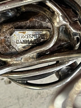 Load image into Gallery viewer, Vintage 1970s Brutalist Amethyst and Sterling Silver Cuff
