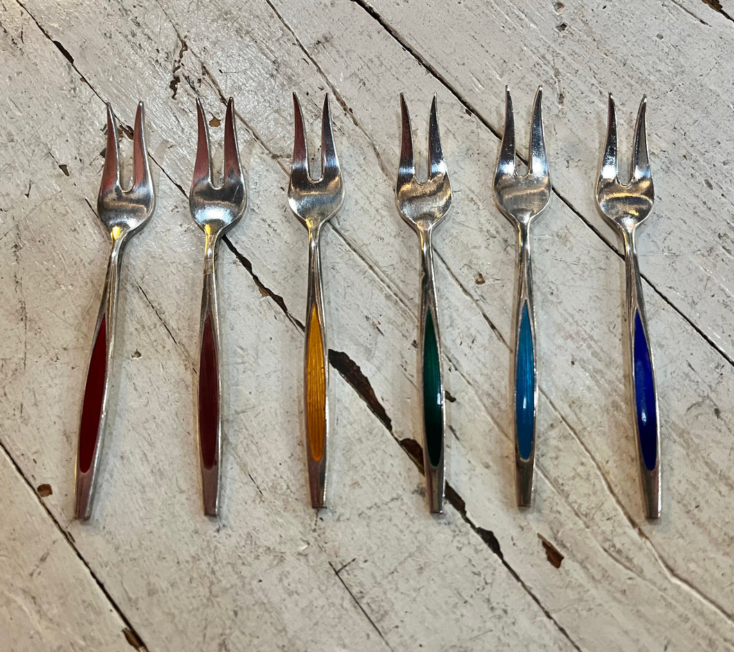 Mid Century Meka Denmark Cocktail Forks
