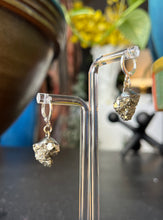 Load image into Gallery viewer, Pyrite Drop Earrings Earrings
