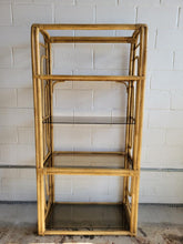 Load image into Gallery viewer, Mid Century Rattan Etagere
