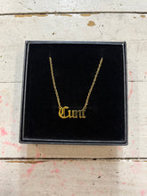 Load image into Gallery viewer, C U Next Tuesday Nameplate Necklace
