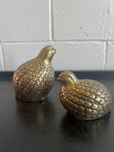 Load image into Gallery viewer, Pair of Vintage Quail Sculptures
