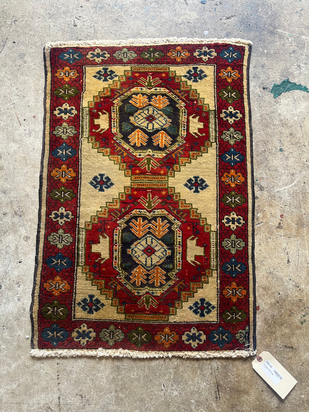 Vintage Tribal Scatter Rug