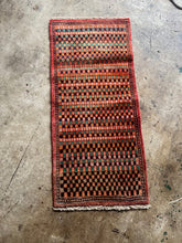 Load image into Gallery viewer, Vintage Turkish Tribal Checkered Rug
