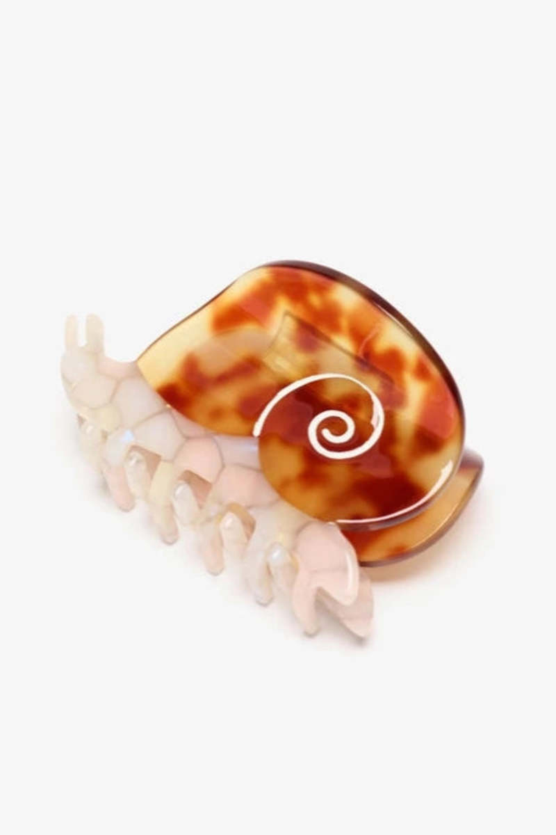 Sea Snail Women's Tortoise Shell Acetate Hair Claw