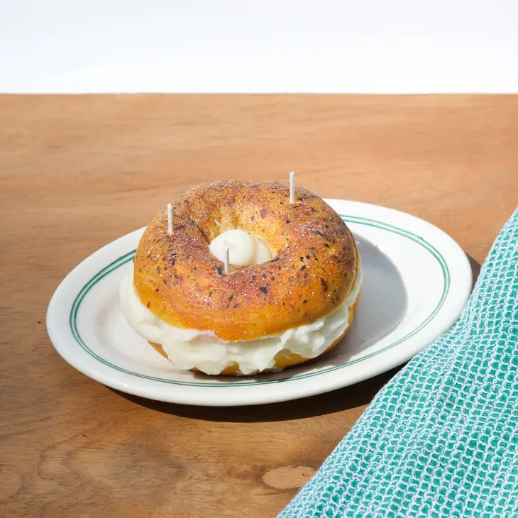 The Everything Bagel With Cream Cheese Candle