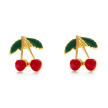 Load image into Gallery viewer, Cherry Stud earrings
