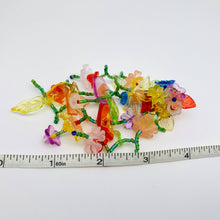 Load image into Gallery viewer, Multicolored Beaded Flower Power Earrings
