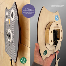 Load image into Gallery viewer, Axolotl Pendulum Clock - Wood
