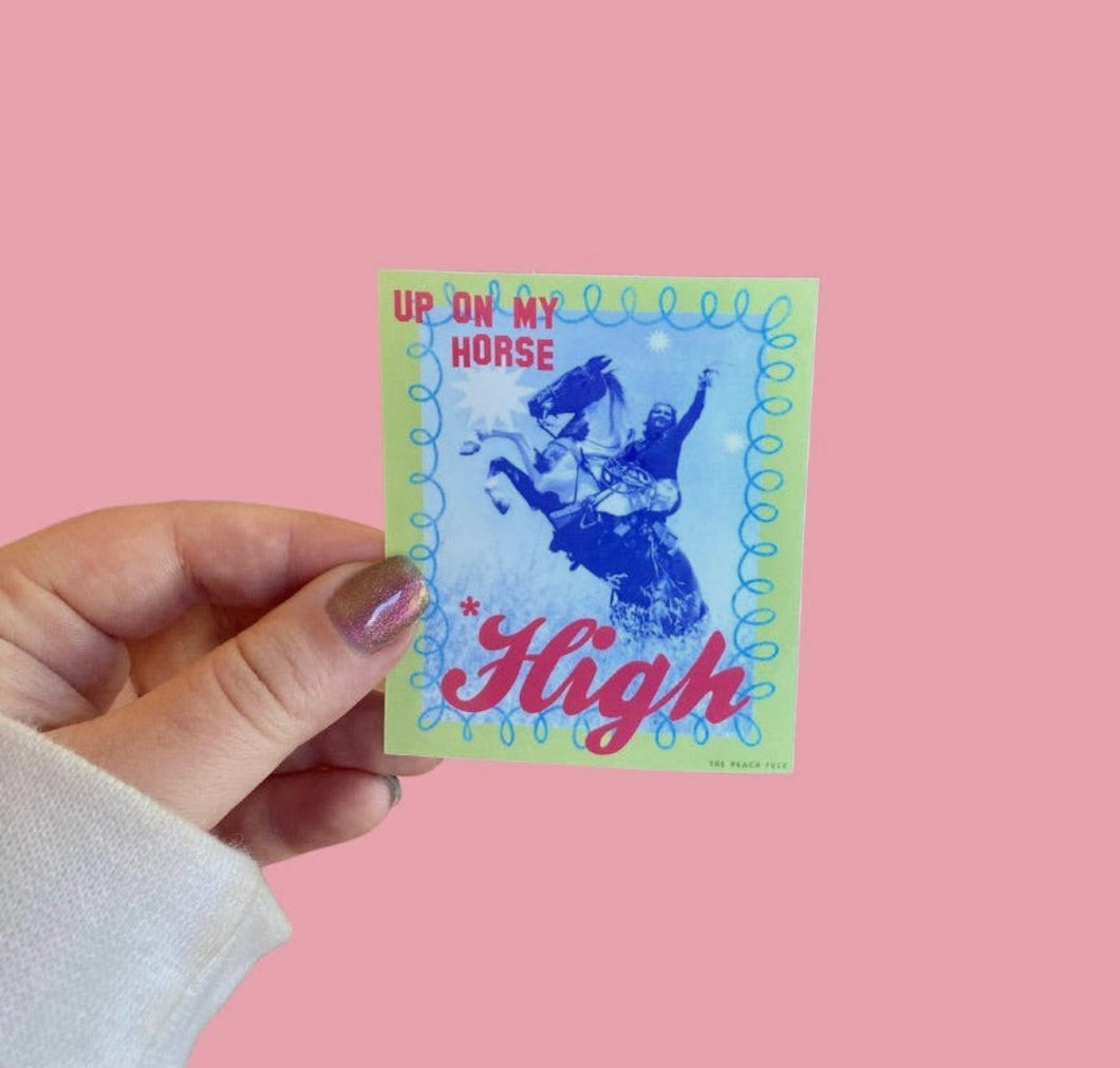 High Horse Sticker
