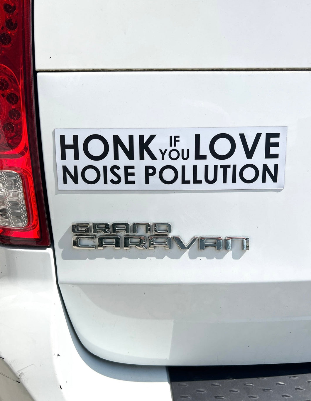 Noise Pollution Car Magnet