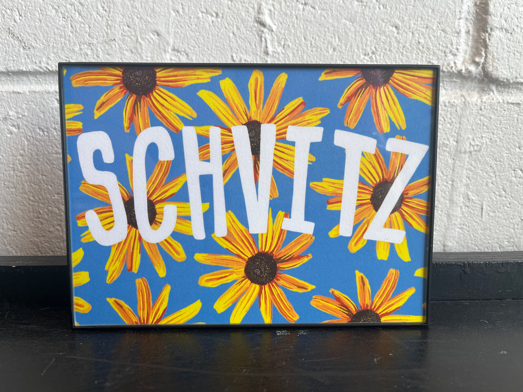 Schvitz Framed Art Print