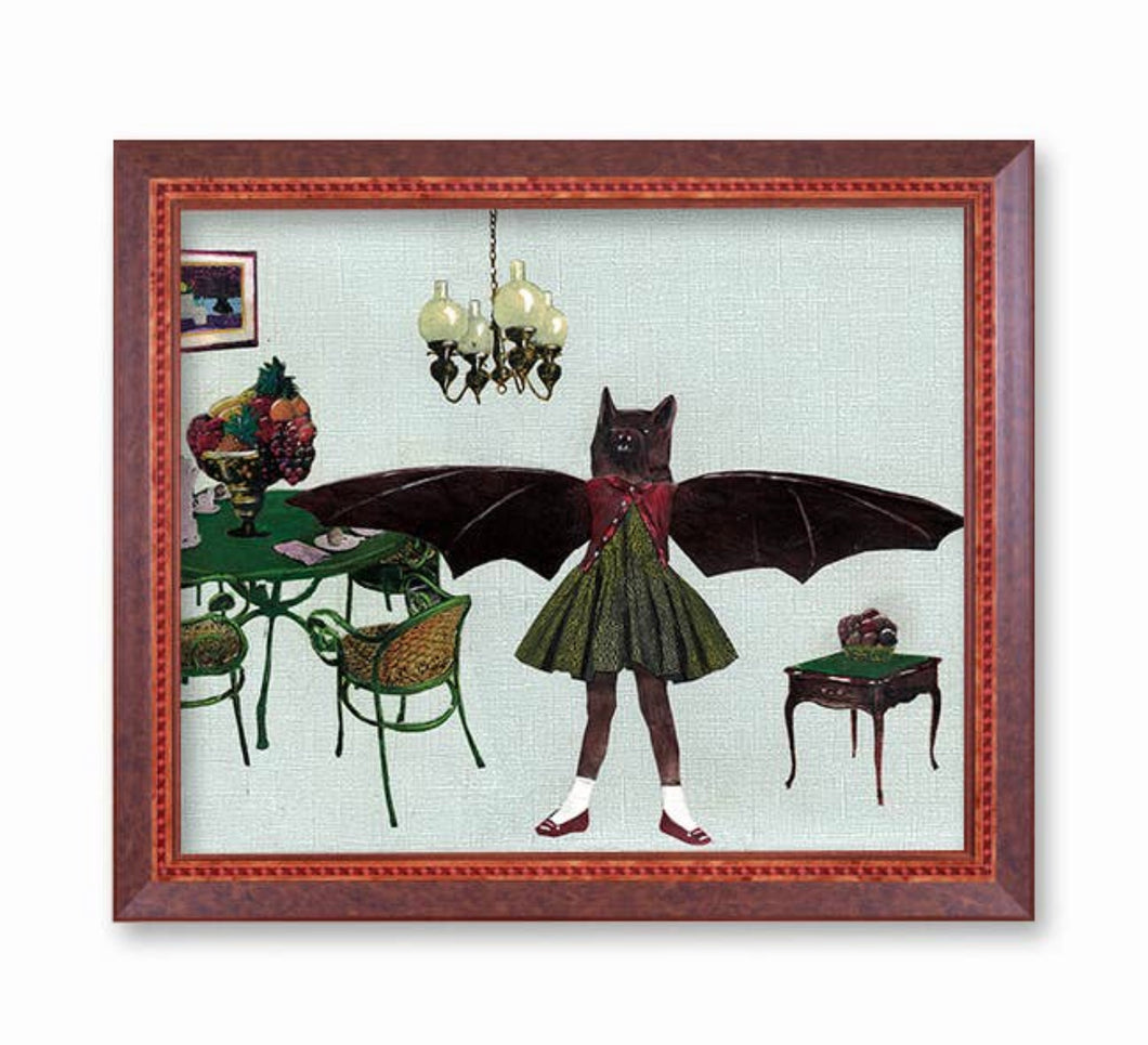 Bat Girl Print