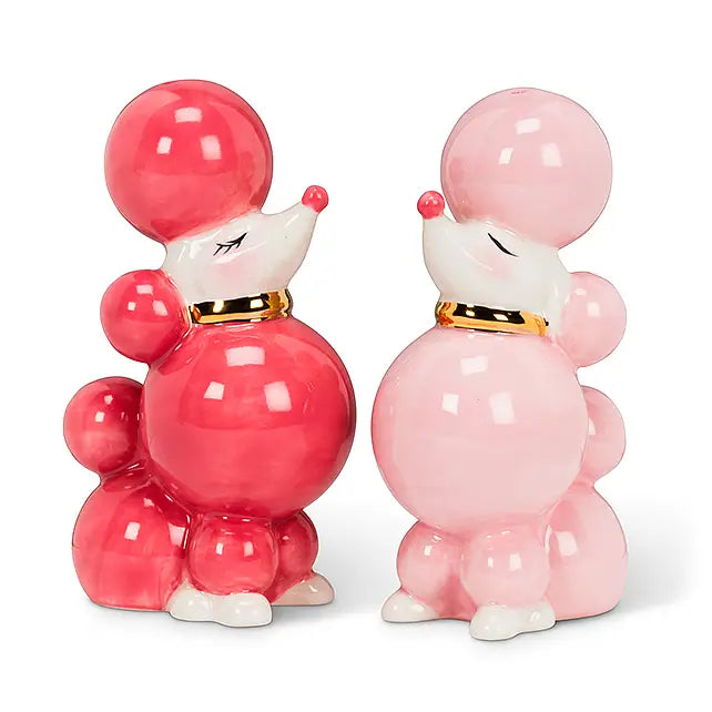 Pink Poodle Salt & Pepper