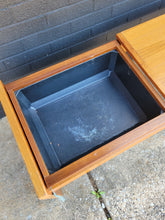 Load image into Gallery viewer, Mid Century Teak Coffee Table, with built in Planter
