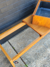 Load image into Gallery viewer, Mid Century Teak Coffee Table, with built in Planter
